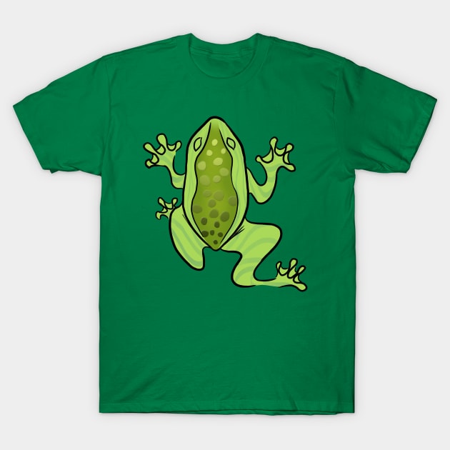 Emerald frog T-Shirt by quenguyen